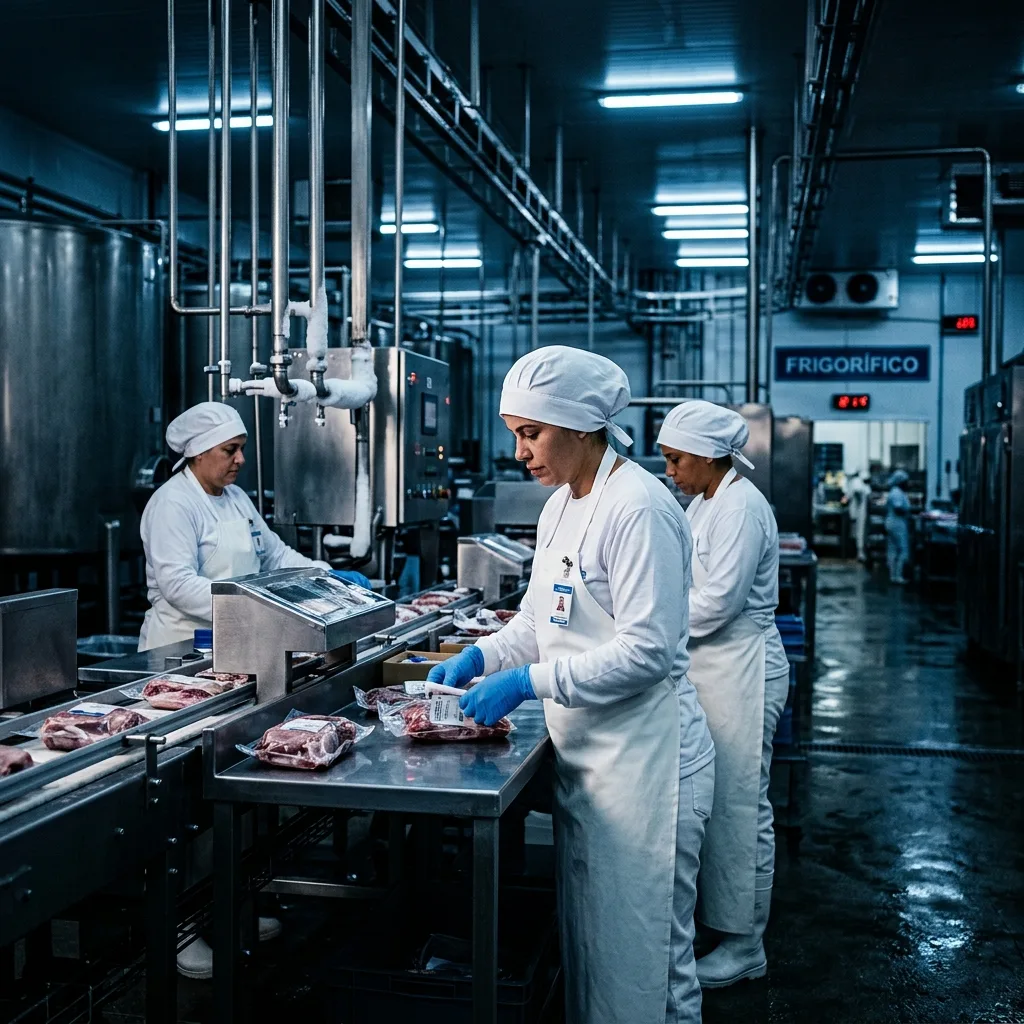 Uniformes da Linha Branca alimentar Botezini para frigoríficos e laticínios