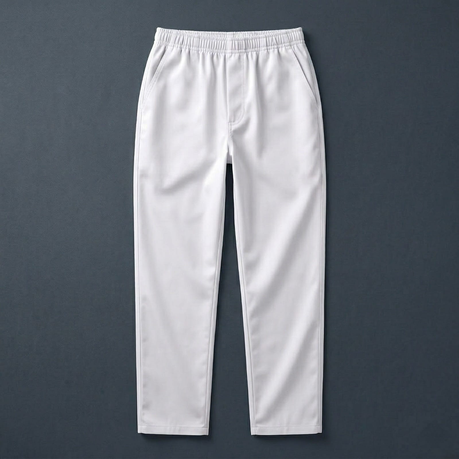 Calça flexível para laticínios sem bolsos externos